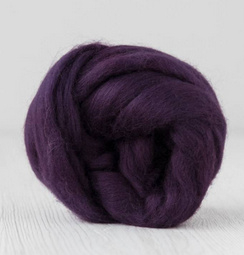 Lontwol merino 19 mic afwijkende kleur per 50 gram - Blackberry **