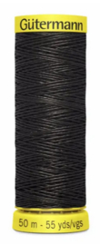 Gutermann 100% linnen ong 50 m. zwart