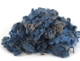Scandinavische krullen per 25 gram licht blauw