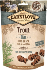 Carnilove Soft Snack Forel / Dille 200 gr