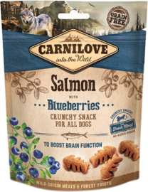 Carnilove Crunchy Snack Zalm / Blauwe bes