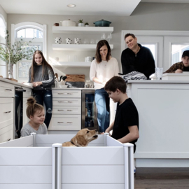 TOPMAST WERPKIST + UITLOOPREN  EXTRA HOOG!- Maat XL: 300 x 150 x 80 cm