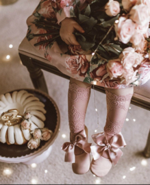 PETITE MAISON KIDS | Kanten kniekous Roze