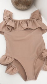 MINI ME | Badpak met ruffels  Roze