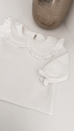 MINI ME | Blouse met kraag   Wit
