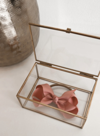 Haarstrik met elastiek | Roze
