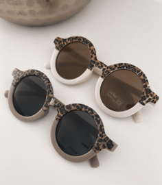 Zonnebril leopard | Wit