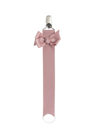 La Fillette | Fopspeenketting met strik Antiek roze