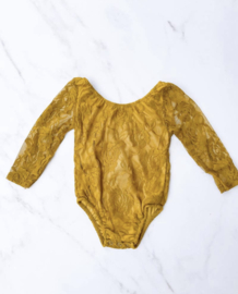 Romper met kanten mouw  | Oker