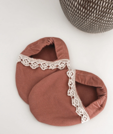 Parkschoen met kant | Roze