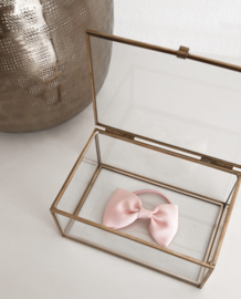 Haarelastiek met strik | Licht Roze