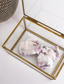 MINI ME | Haarstrik Bloem paars