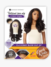 Sensationnel Kinky Edge 13×6 HD Lace Wig – Kinky Blow Out 20″