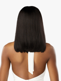 Sensationnel Pearlish 13x4 Frontal HD Lace Human Hair Wig - Straight 16"