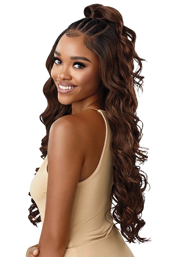 Outre Perfect Hairline HD Transparent 13″ x 4″ Lace Front Wig Charisma