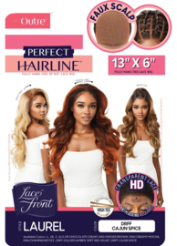Outre Perfect Hairline FAUX SCALP HD Transparent 13″ x 6″ Lace Front Wig Laurel