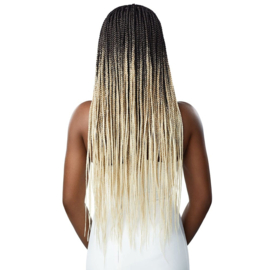 Outre Synthetic 13″ x 4″ Lace Front Wig – Knotless Triangle Part Braids —– # DR4/2T27613