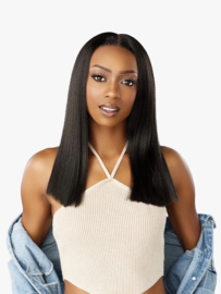 Sensationnel Kinky Edges Synthetic Y-Part Lace Wig - Pressed 18"