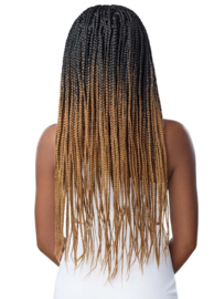 Outre Synthetic 13″ x 4″ Lace Front Wig – Knotless Triangle Part Braids —– # DR4/2T27613