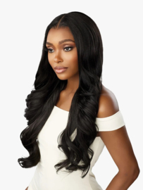 Sensationnel Crowned Edge Synthetic HD Lace Front Wig - Wavy 26"