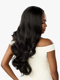 Sensationnel Crowned Edge Synthetic HD Lace Front Wig - Wavy 26"