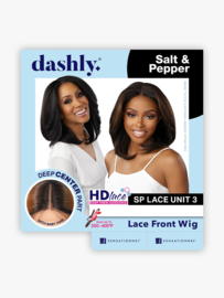 Sensationnel Dashly HD Lace Wig Salt & Pepper - SP Unit 3 ------#1B