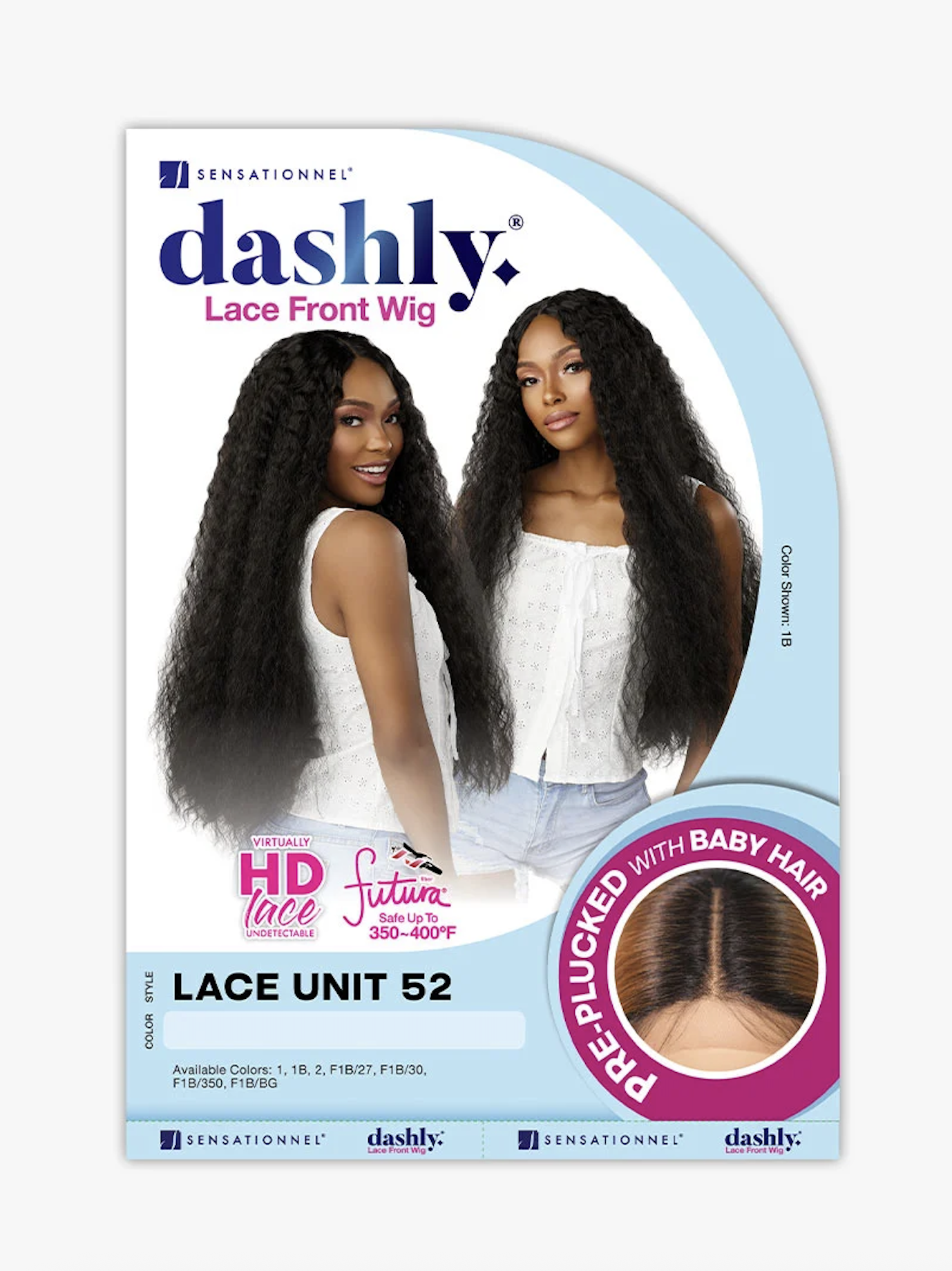 Sensationnel Dashly Synthetic HD Lace Front Wig – Lace Unit 52