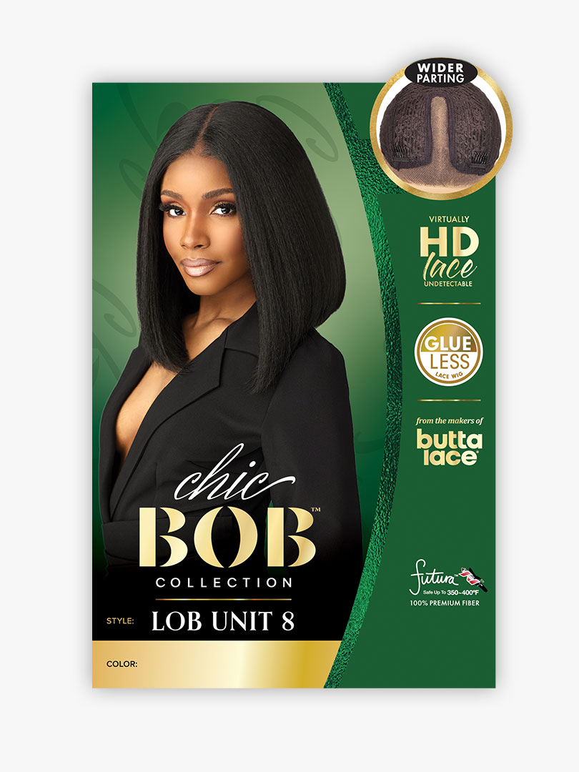 Sensationnel Butta Chic Bob Glueless HD Lace Wig – Lob Unit 8