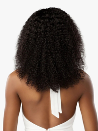 Sensationnel Pearlish 13x4 Frontal HD Lace Human Hair Wig - Burmese Curl 16"