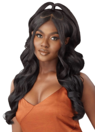 Outre Synthetic 5″ x 5″ Lace Closure Wig – HHB Body Curl 24″