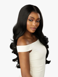 Sensationnel Crowned Edge Synthetic HD Lace Front Wig - Wavy 26"
