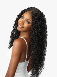 Sensationnel Butta Lace Human Hair Blend Lace Front Wig – Bohemian 28″