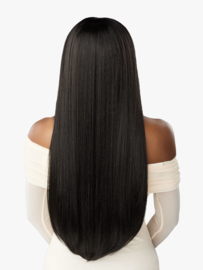 Sensationnel Crowned Edge Synthetic HD Lace Front Wig - Straight 28"