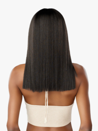 Sensationnel Kinky Edges Synthetic Y-Part Lace Wig - Pressed 18"