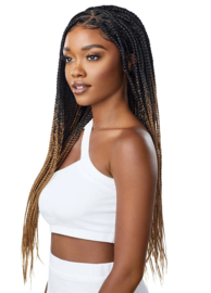 Outre Synthetic 13″ x 4″ Lace Front Wig – Knotless Triangle Part Braids —– # DR4/2T27613