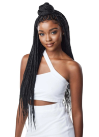Outre Synthetic 13″ x 4″ Lace Front Wig – Knotless Triangle Part Braids —– # DR4/2T27613