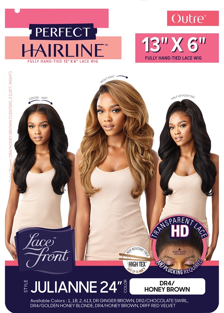 OUTRE Perfect Hairline Synthetic HD 13×6 Lace Front Wig – Julianne 24″