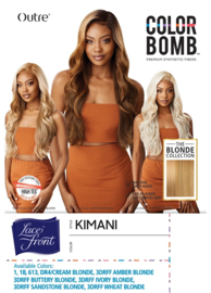 Outre Color Bomb The BLOND COLLECTION Swiss Lace Front Wig Kimani —— #3DRFF WHEAT BLONDE