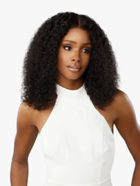 Sensationnel Pearlish 13x4 Frontal HD Lace Human Hair Wig - Burmese Curl 16"