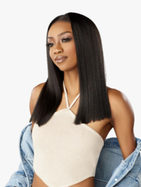Sensationnel Kinky Edges Synthetic Y-Part Lace Wig - Pressed 18"