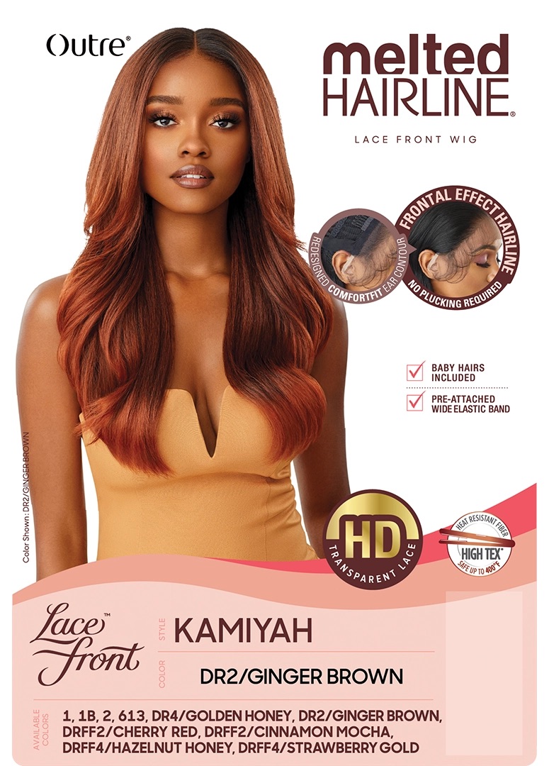 Outre Melted Hairline Collection – HD Swiss Lace Front Wig Kamiyah