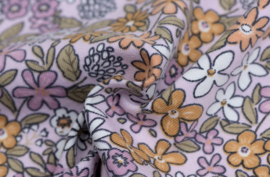 Legging - Lila bloemen