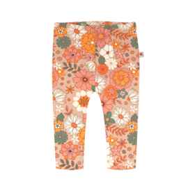 Baby legging - Beige met bloemen