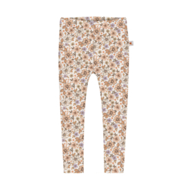 Legging - Pastel bloemen Lila