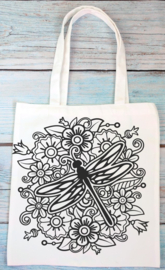 Totebag - Mandala libelle