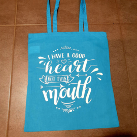 Totebag - i have a good heart ...