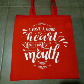 Totebag - i have a good heart...
