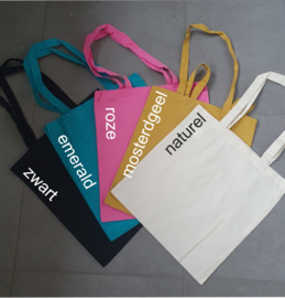 Beschikbare kleuren totebag