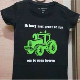 Ik hoef niet groot te zijn om te gaan boeren - 9/11 jaar