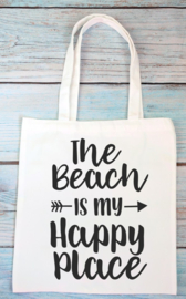 Totebag - The beach is my happy place